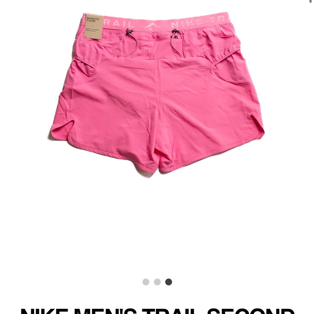 NIKE MEN'S TRAIL SECOND SUNRISE DRI-FIT 5" BRIEF-LINED RUNNING SHORTS - Picture 2 of 10
